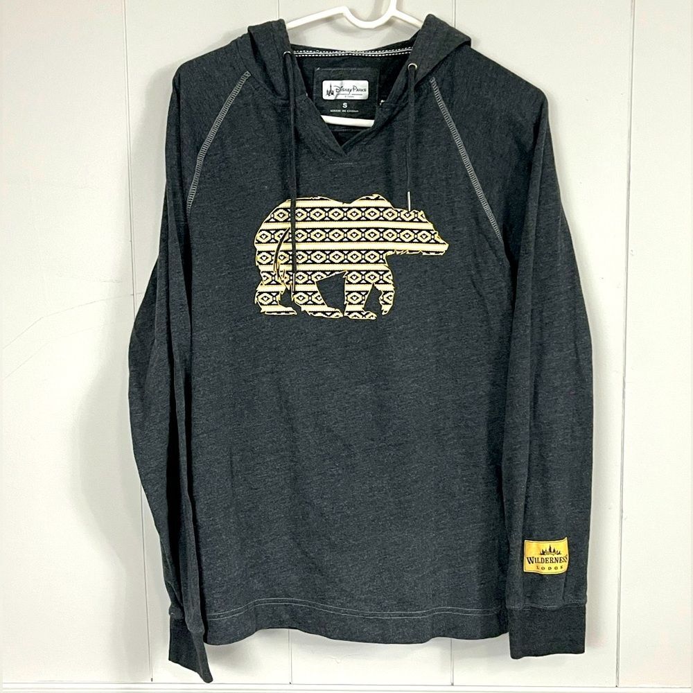 Walt Disney Parks Wilderness Lodge Lightweight Pull Over Hoodie Size Small